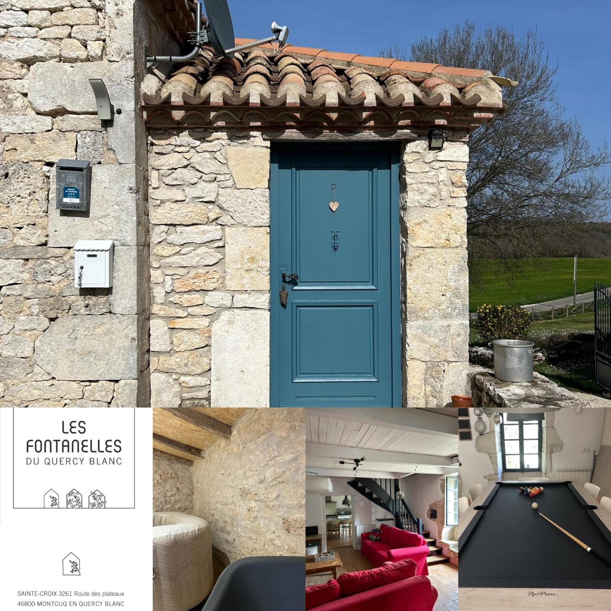 MontcuqLes Fontanelles Du Quercy Blanc别墅 外观 照片